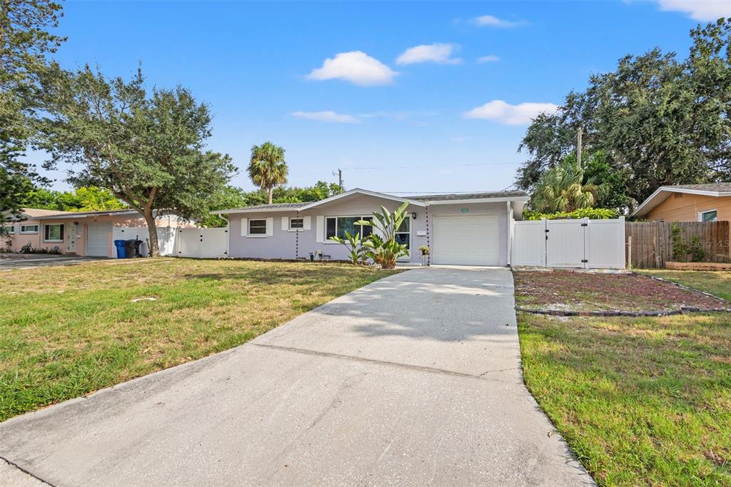 Block home with oversized 1 car garage