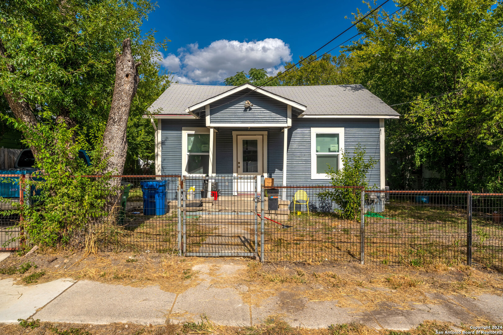 a house view with a sitting space