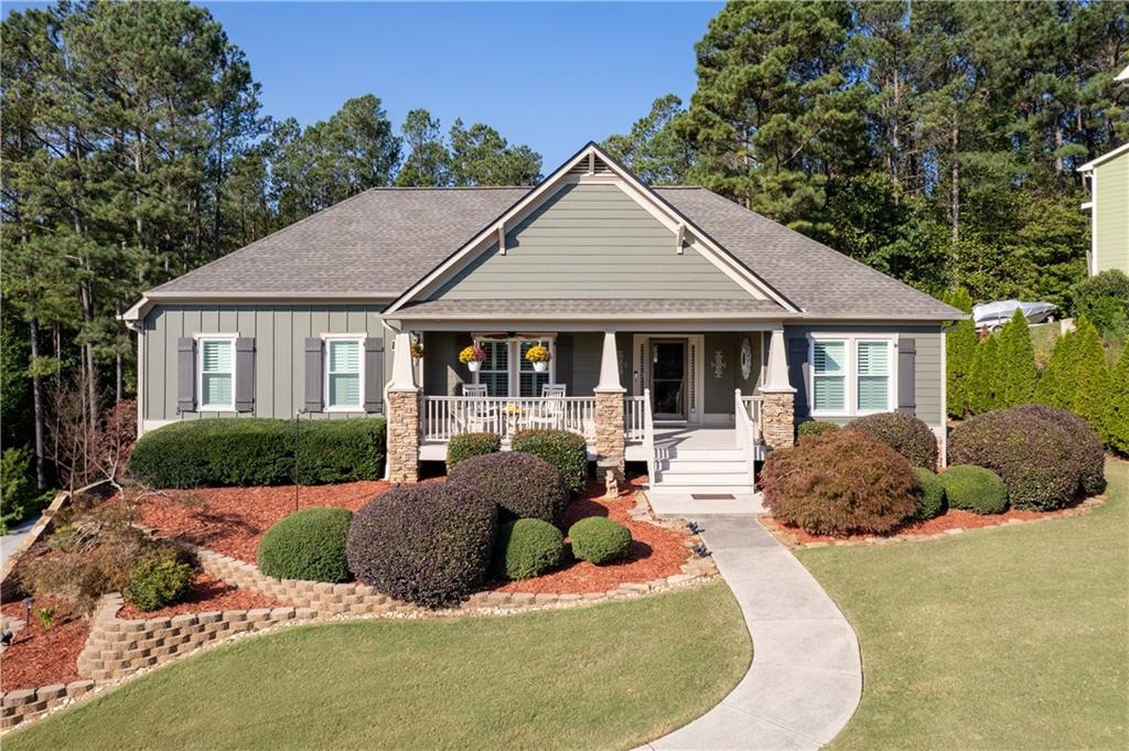 a house that has tree in front of it