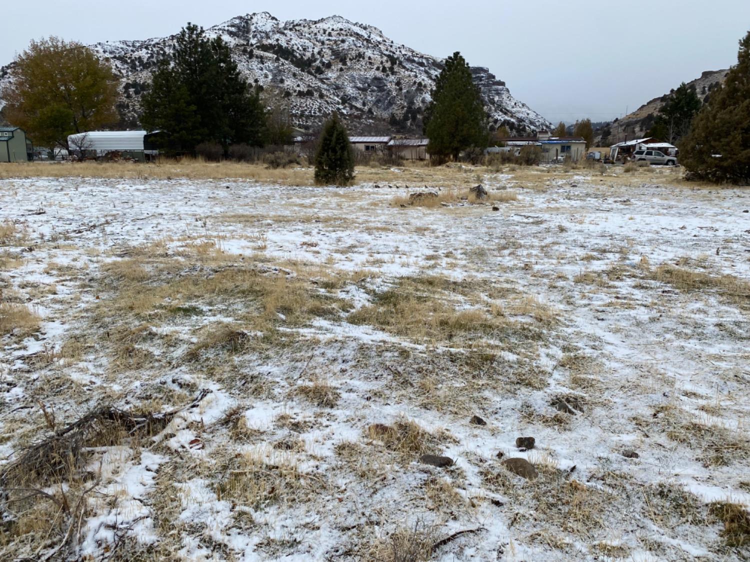 a view of snow covered with snow