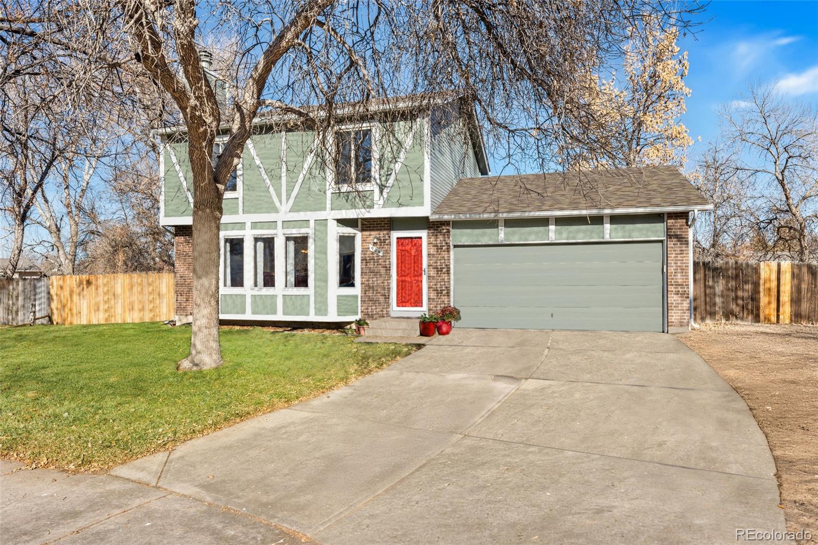 front view of house with a yard