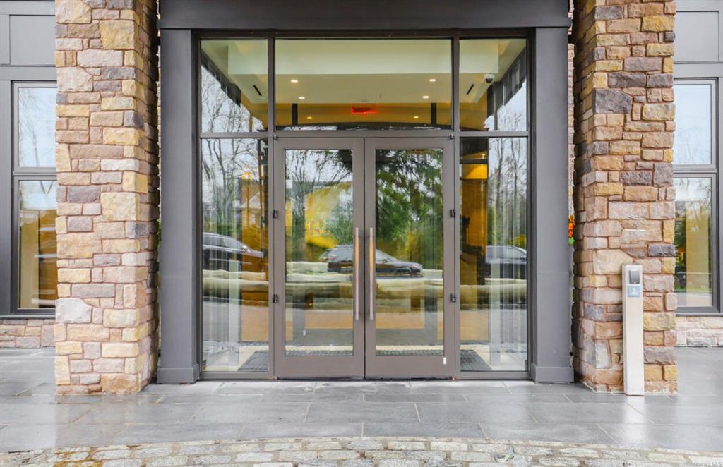 View of exterior entry with french doors