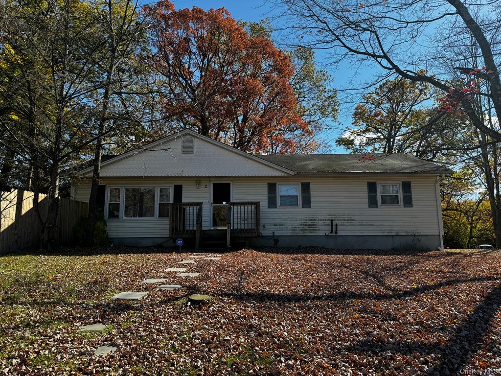 View of ranch-style home