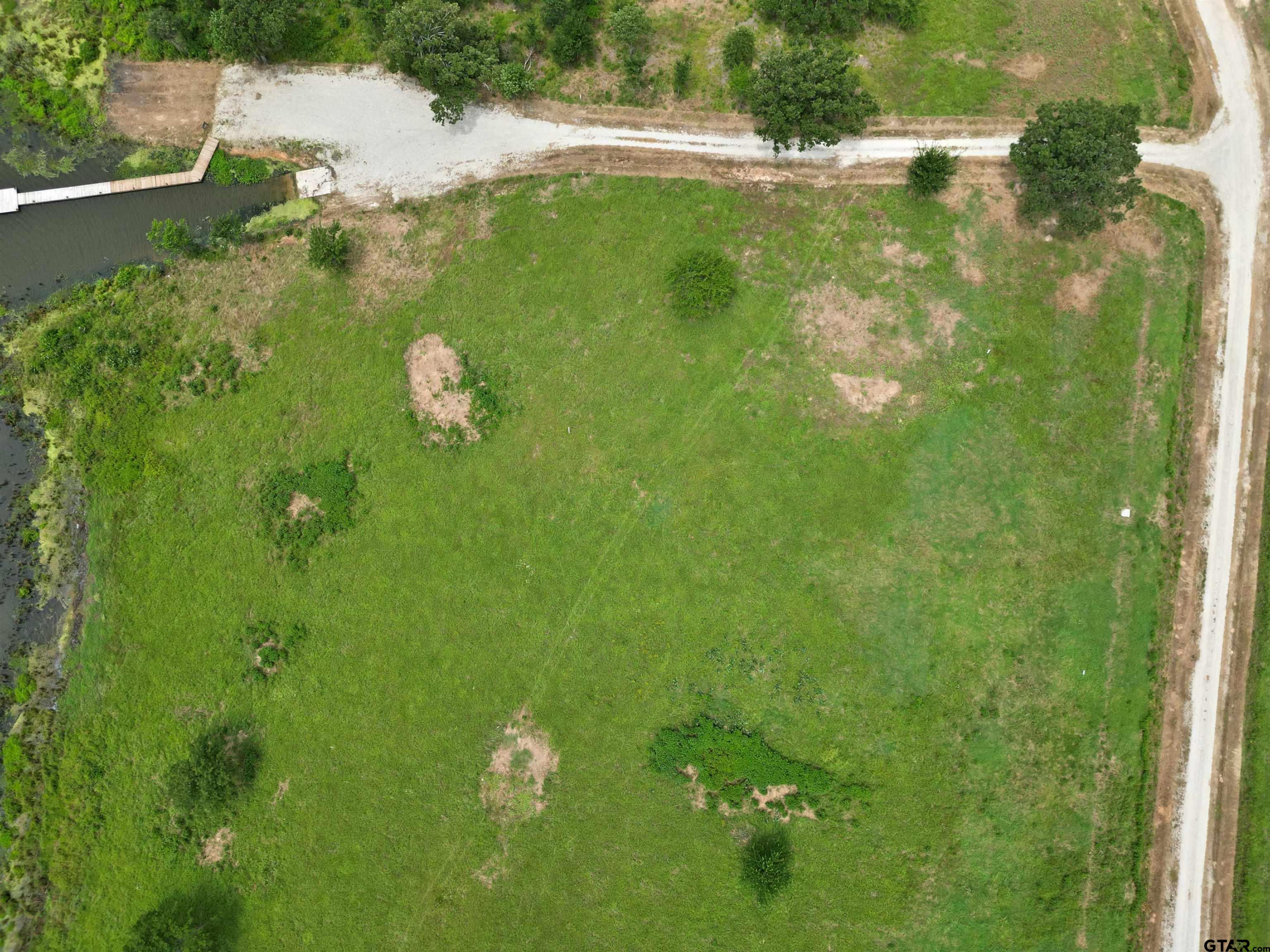 a view of a small yard