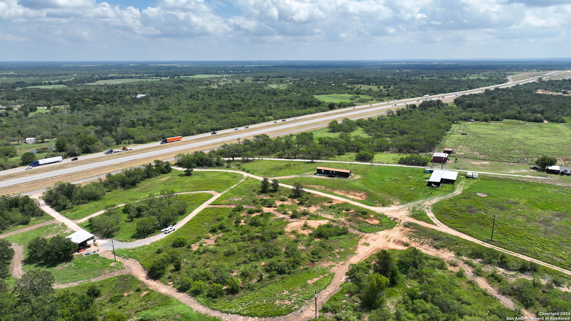 an aerial view of a football ground