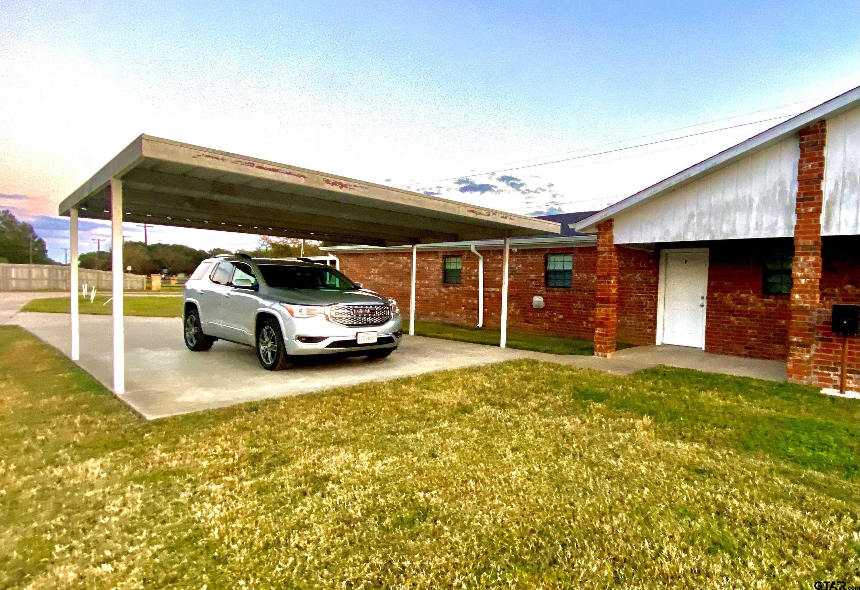 a car parked in front of house