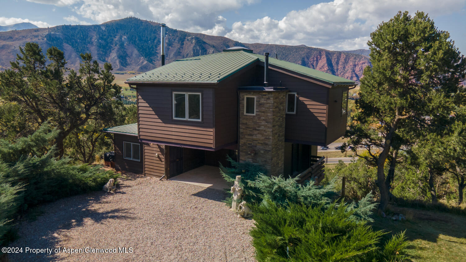 Exterior of Home Showing Carport