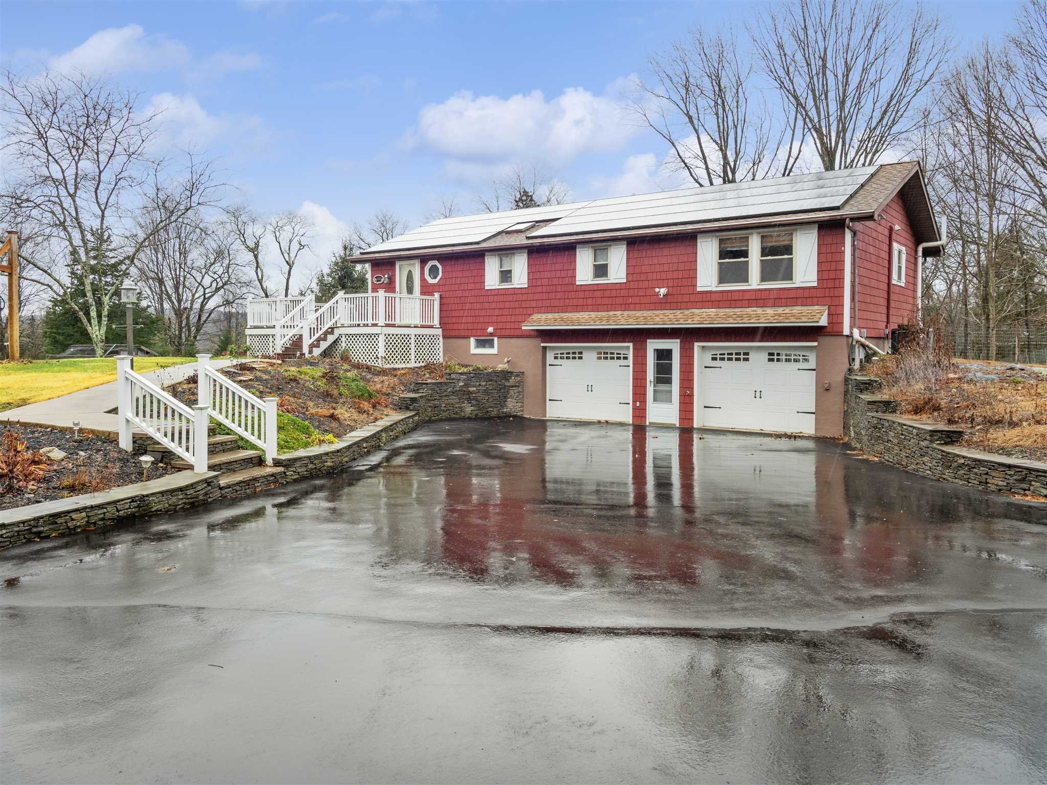 a view of a house with pool