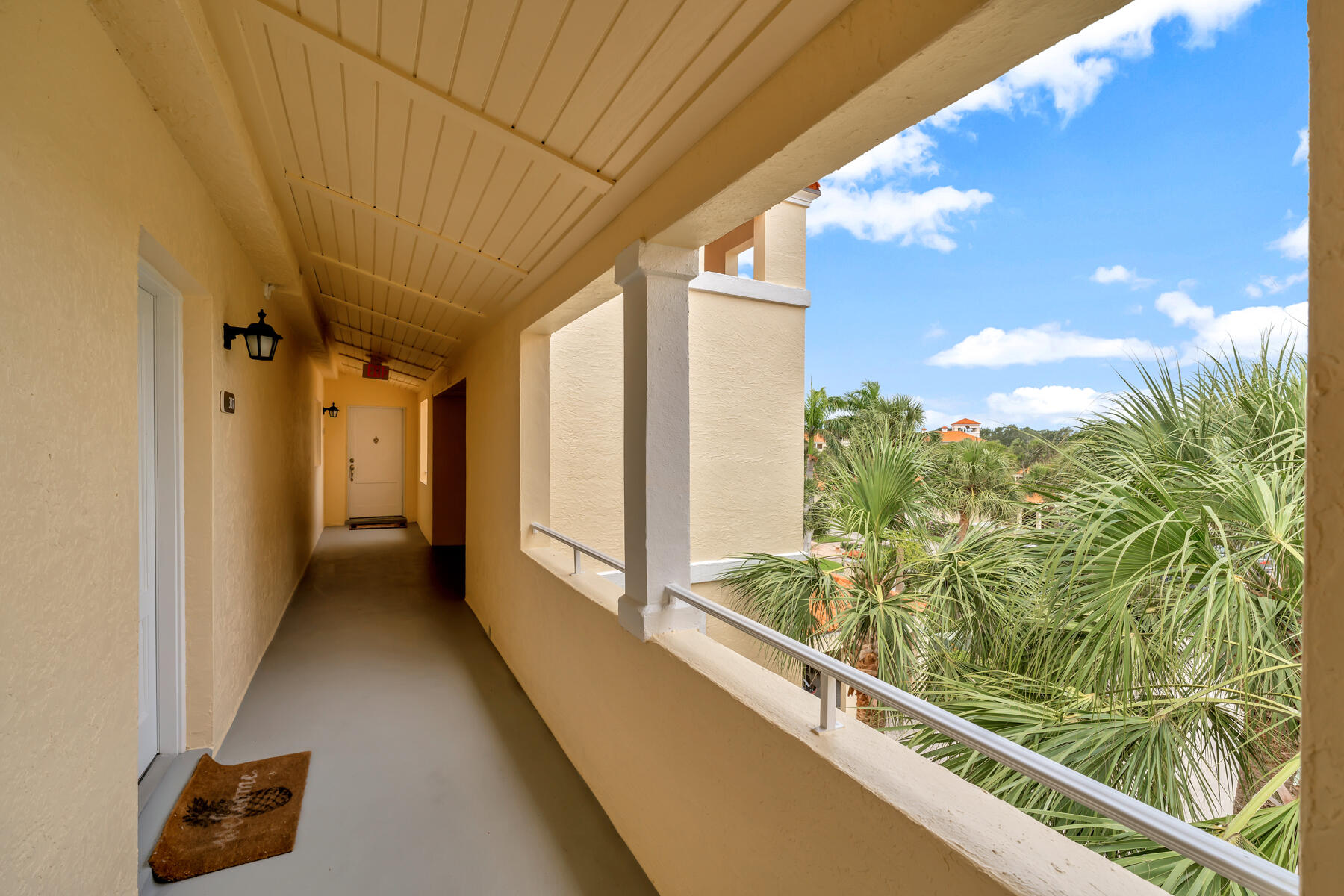 a view of balcony