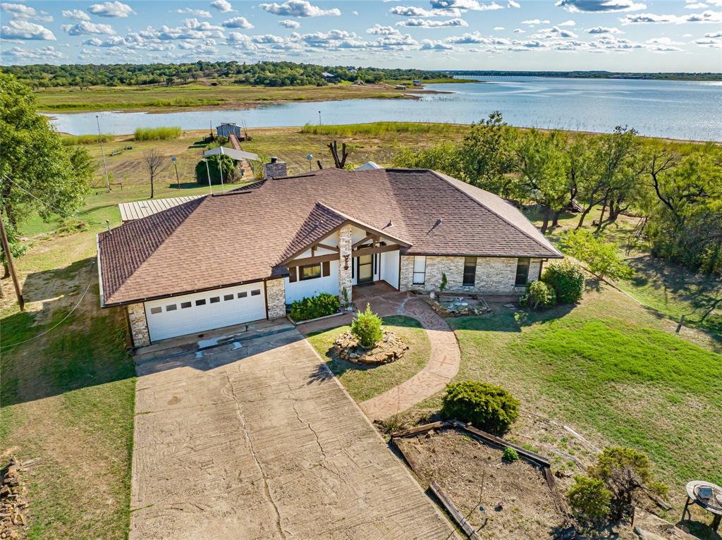 a view of a house with a ocean view