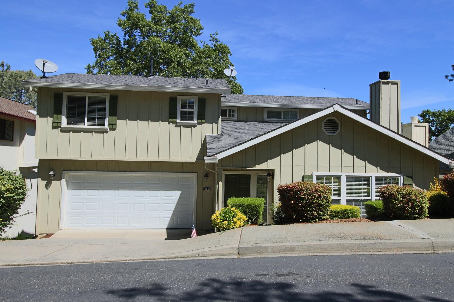 a house view with a outdoor space