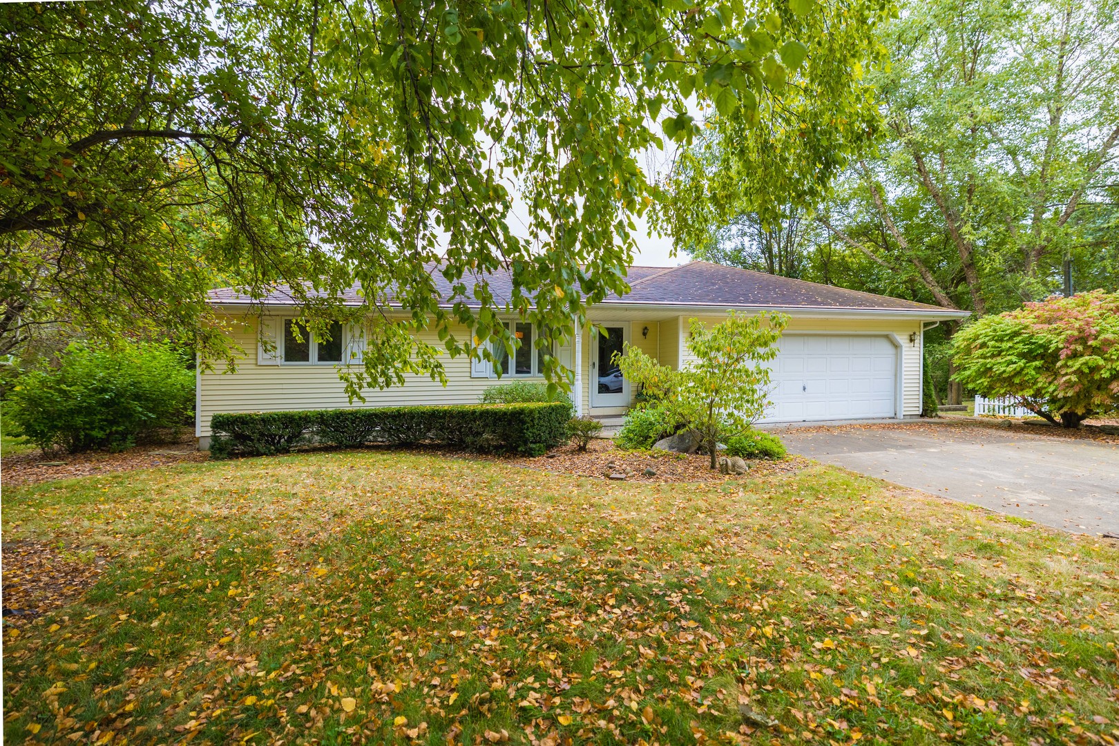 front view of house with a yard