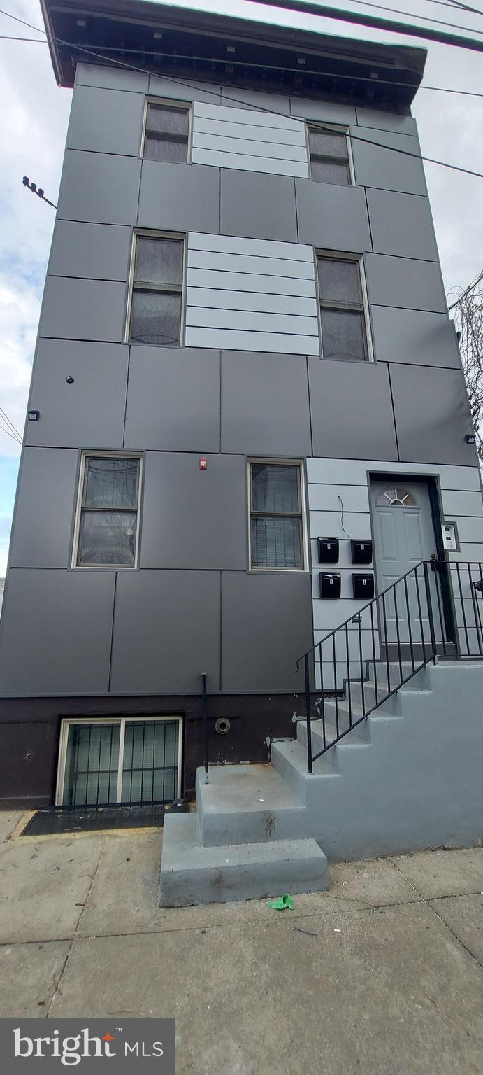 a view of a building with stairs