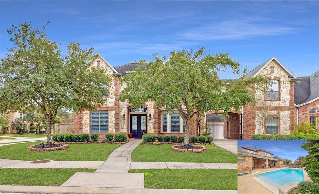 Stunning Curb Appeal with a Porte-Cochere Driveway to 3-Car Garage