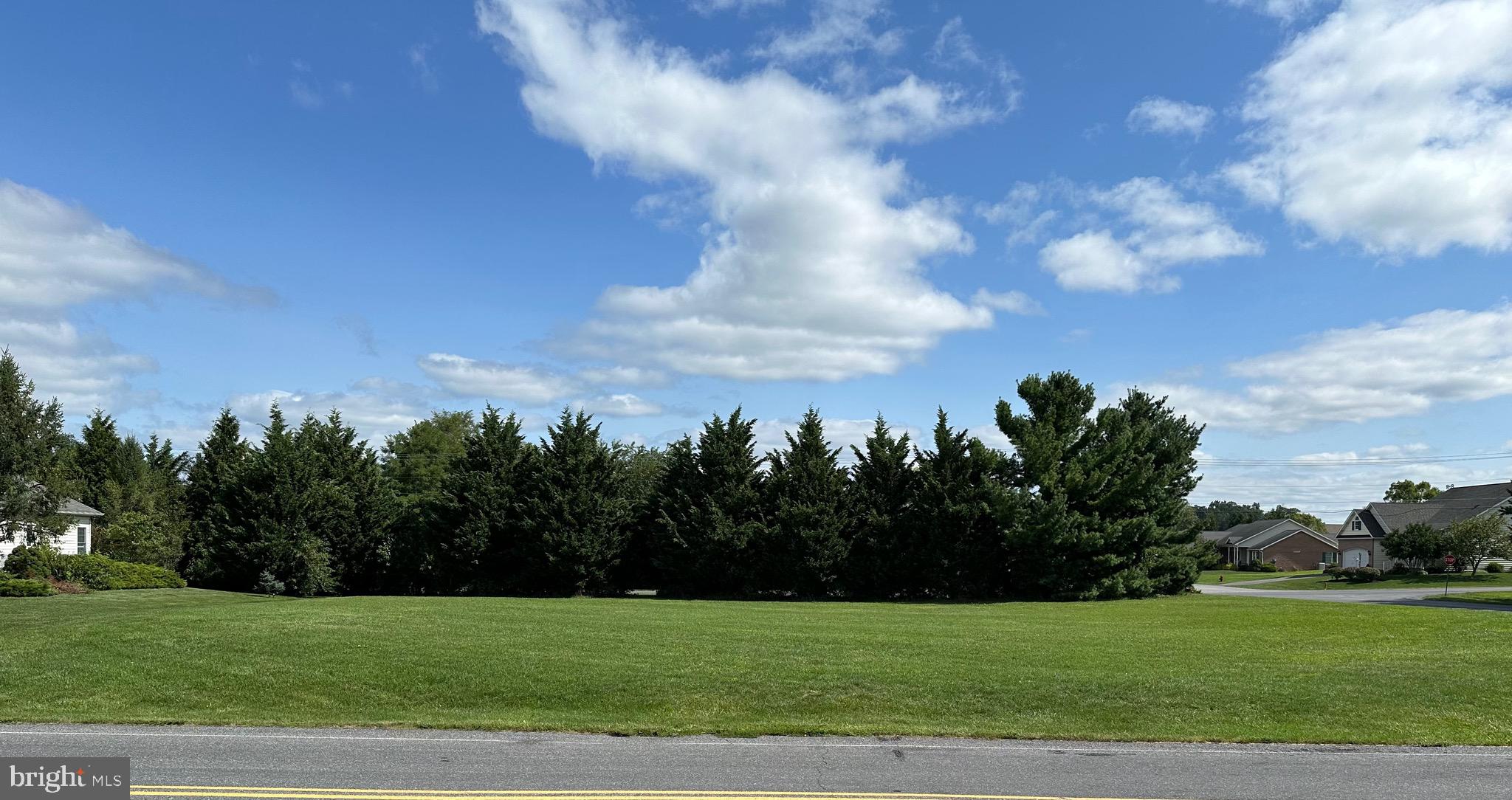 a view of a grassy field