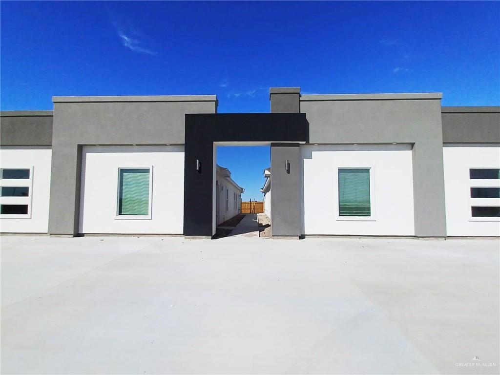 a view of a house with a outdoor space