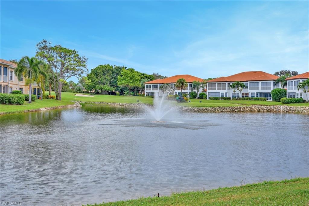 Lovely fountain seen from this home!