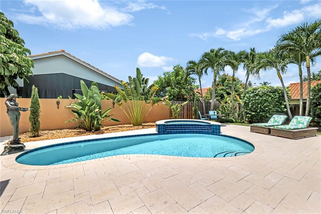 a view of outdoor space yard and swimming pool