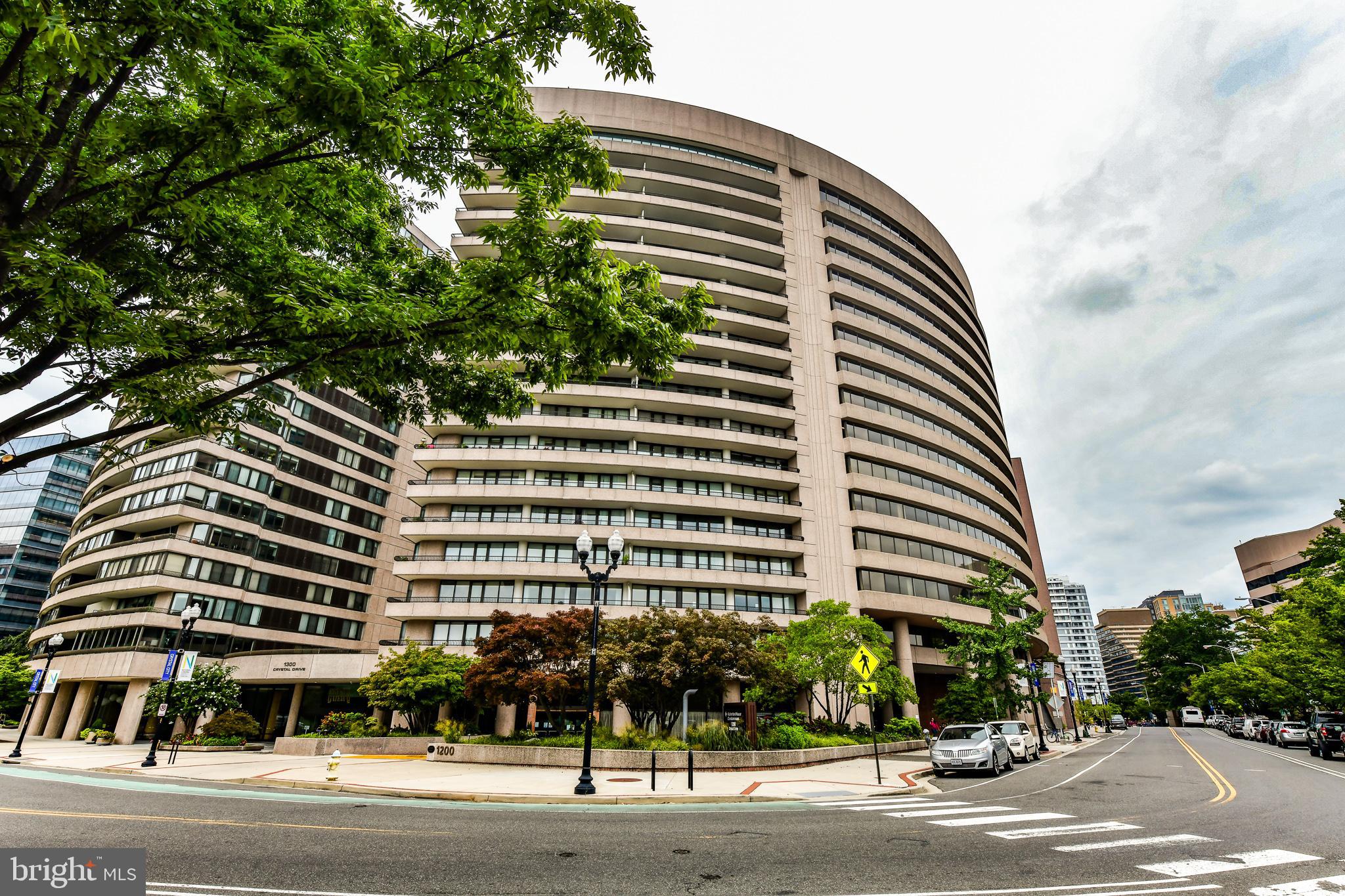 a front view of a building