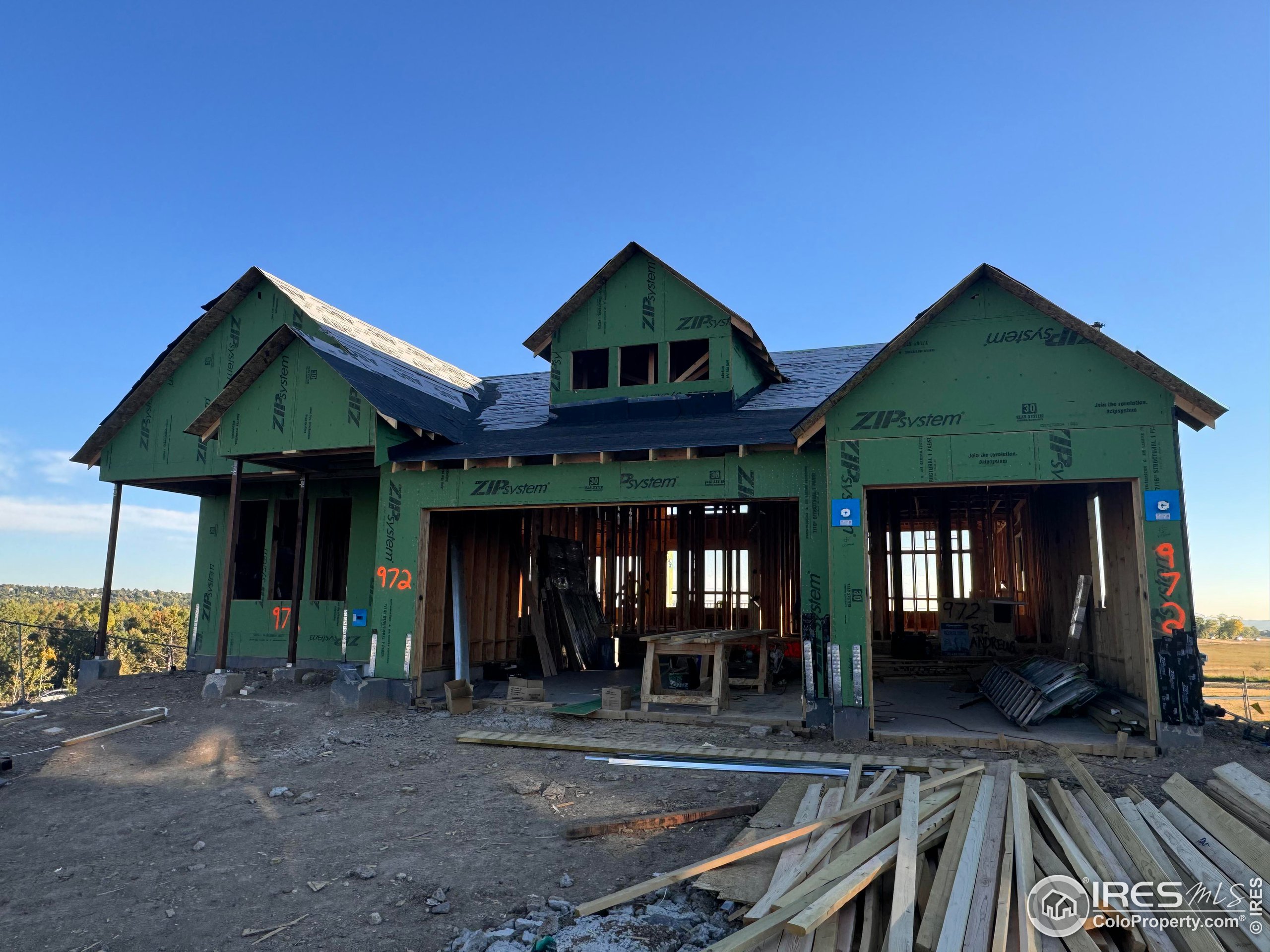 a front view of a house with porch