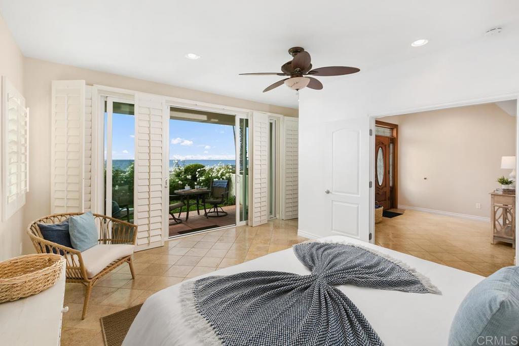 First floor bedroom with ocean view