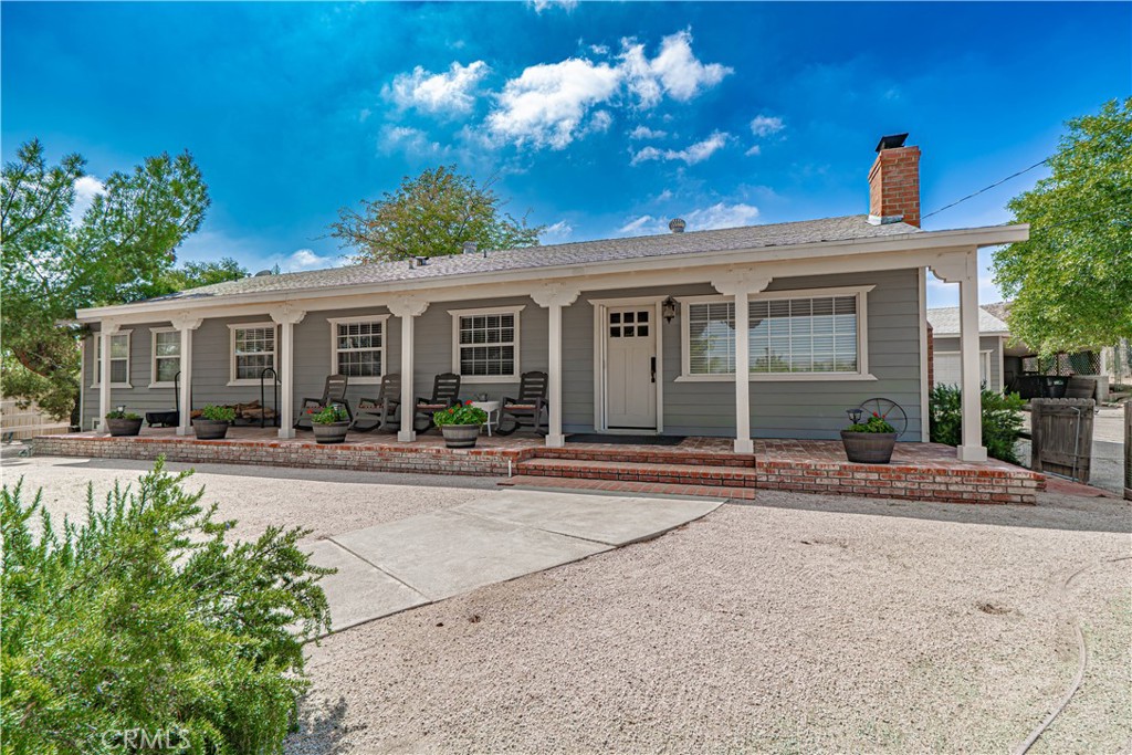 front view of a house with a porch