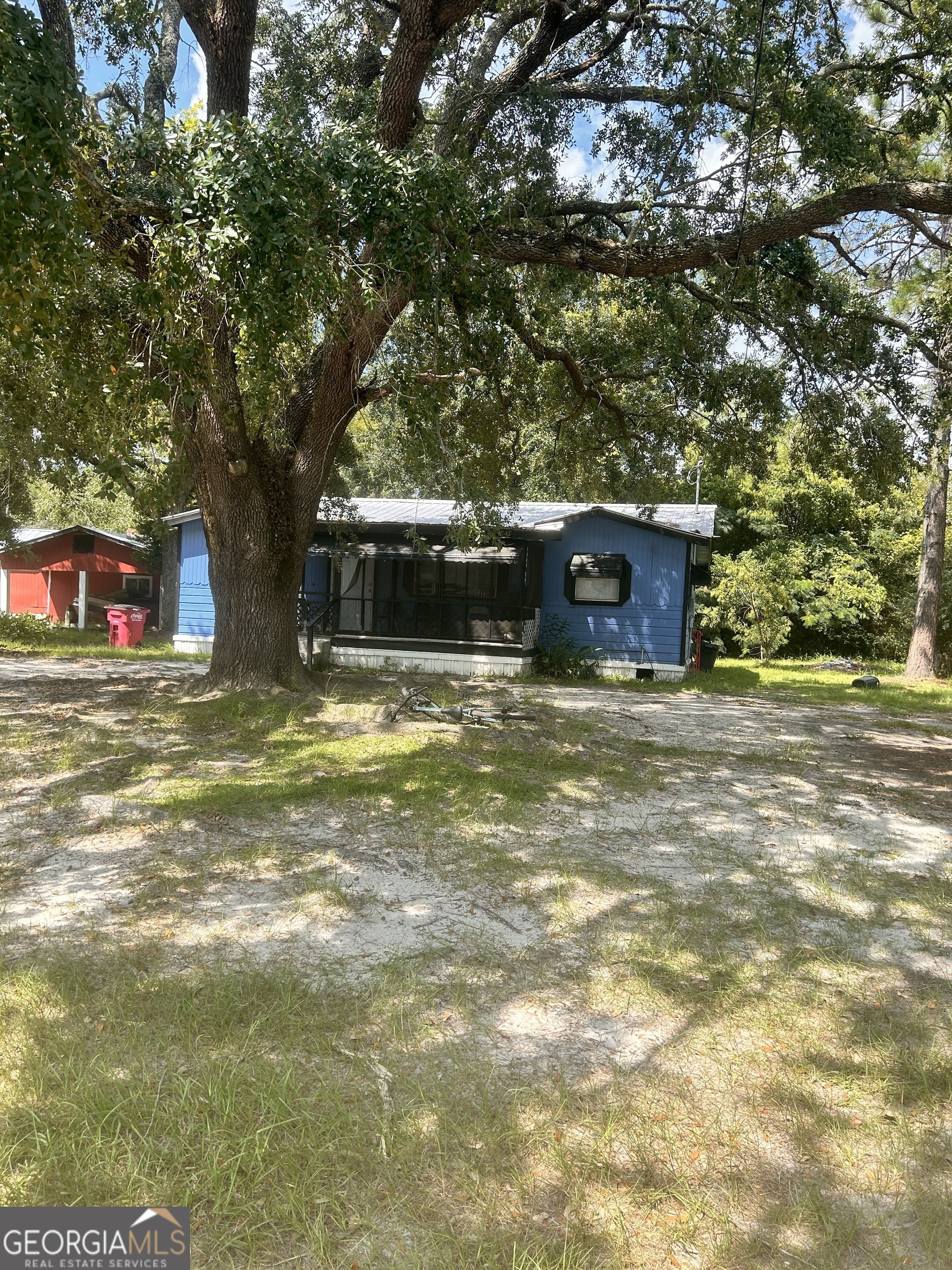 a view of a house with a swimming pool