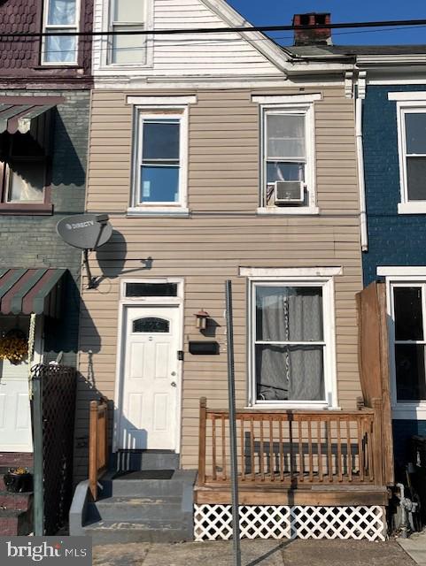 a view of a house with a door