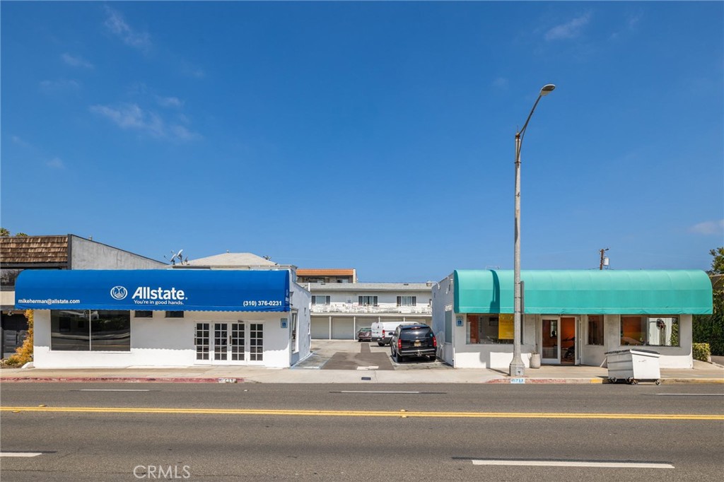 a building with a city view