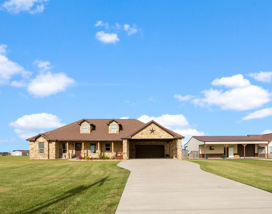 Gorgeous custom stone home on 2+ acres