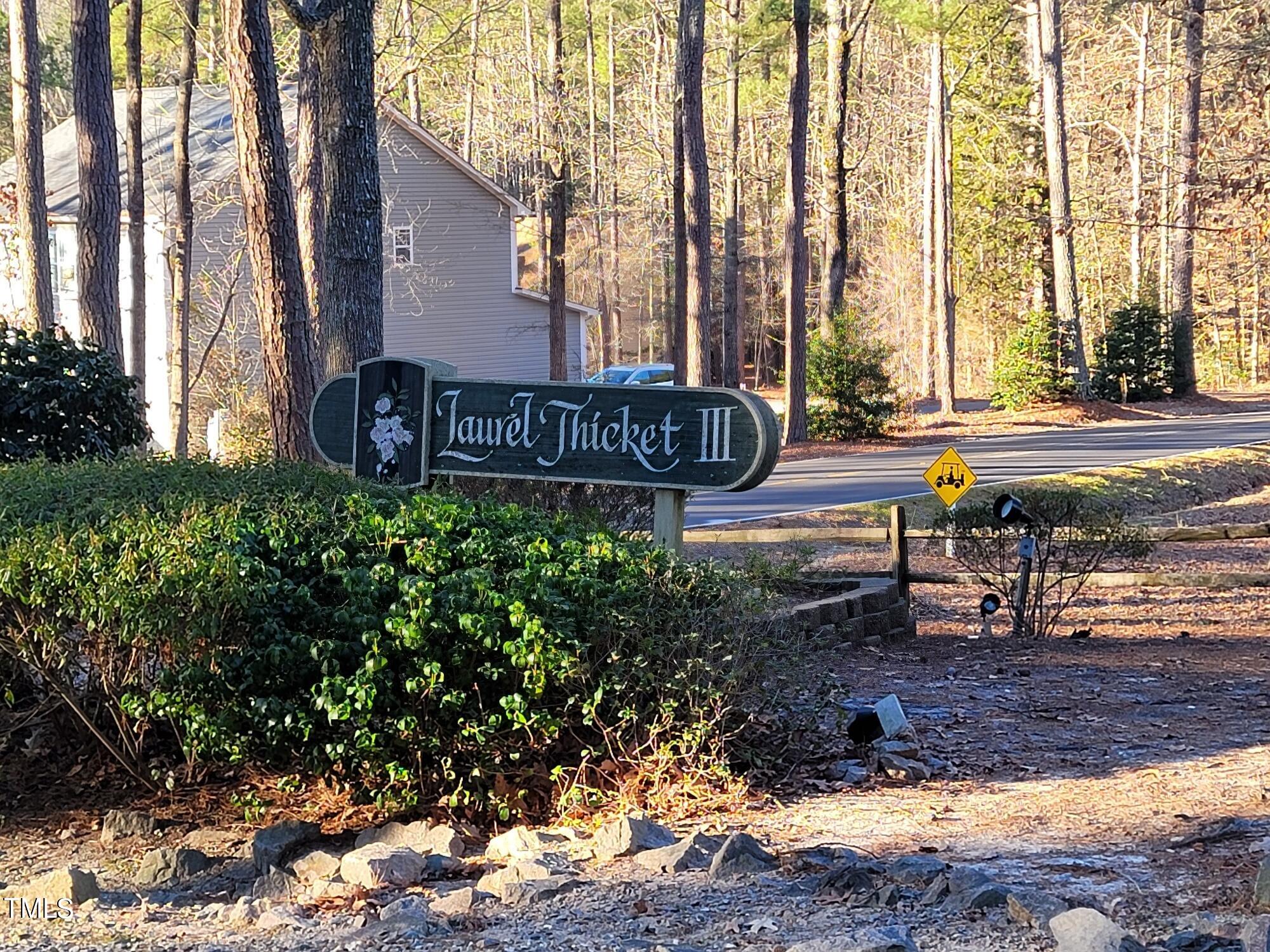 a view of a park with welcome board