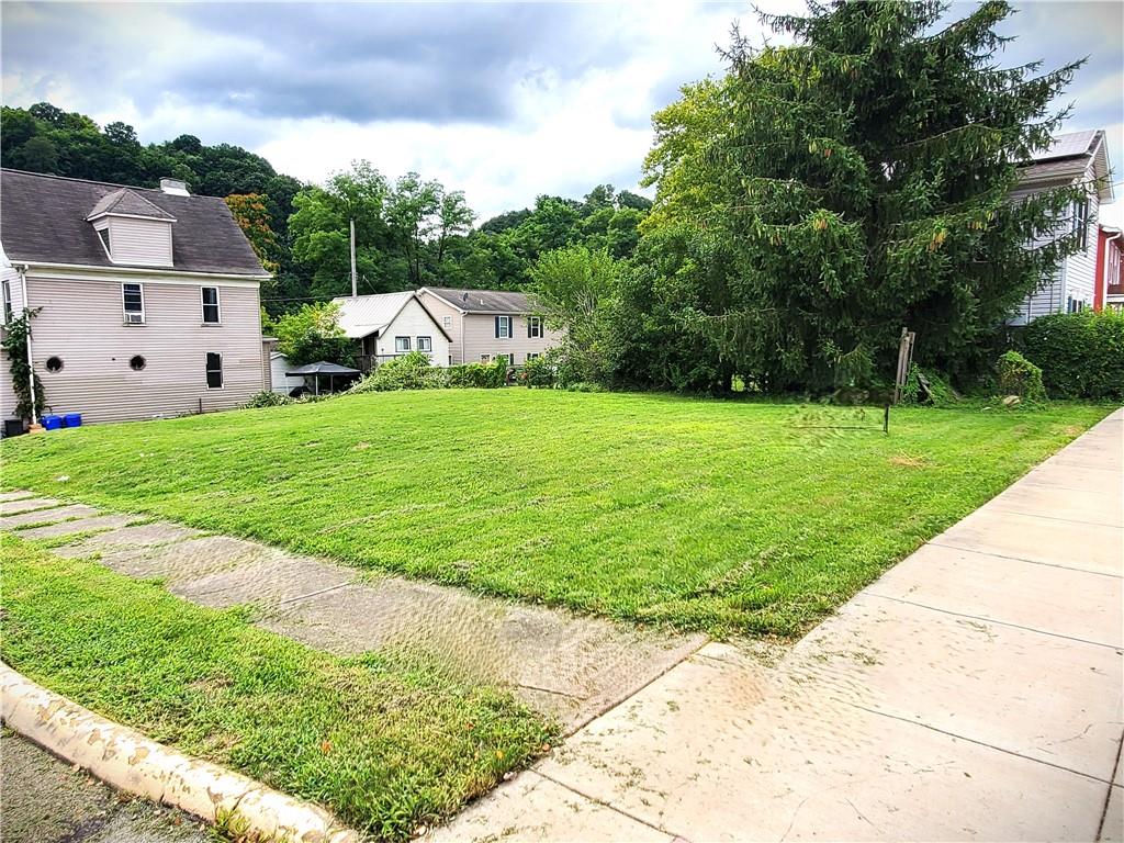 a view of a back yard