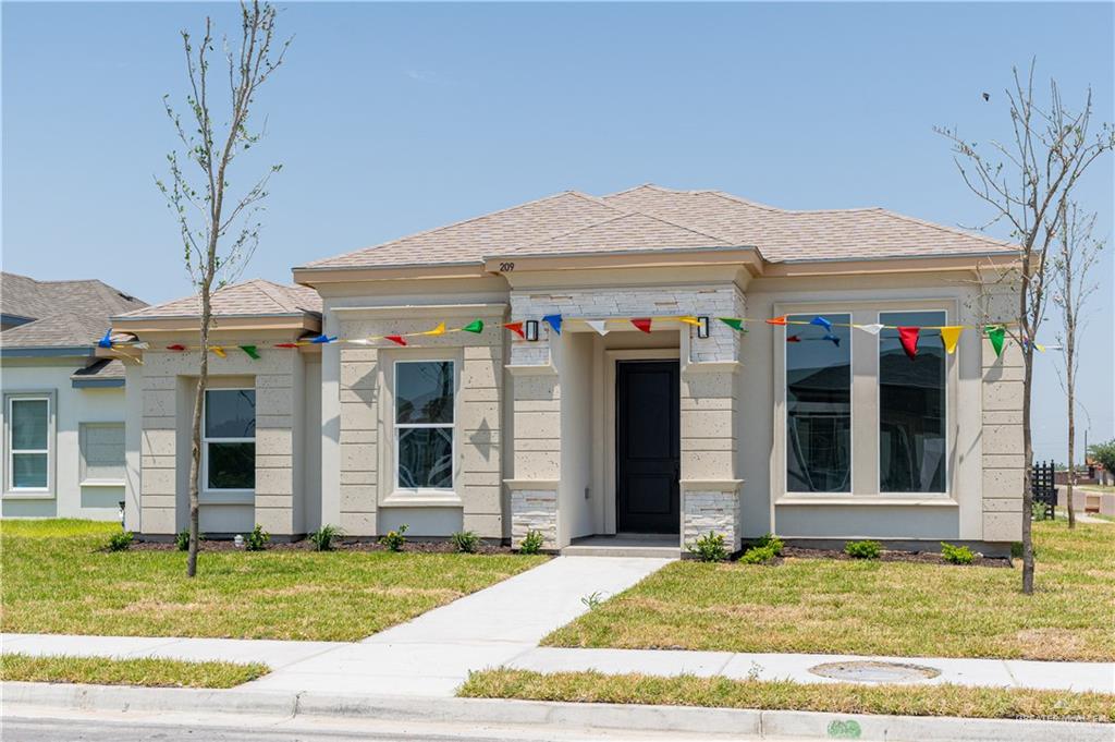 a view of a house with a swimming pool