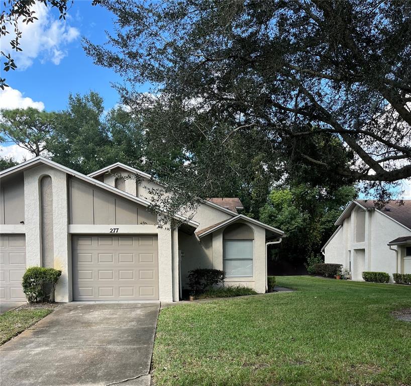 front view of house with a yard