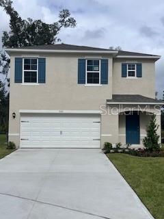 front view of house with a yard