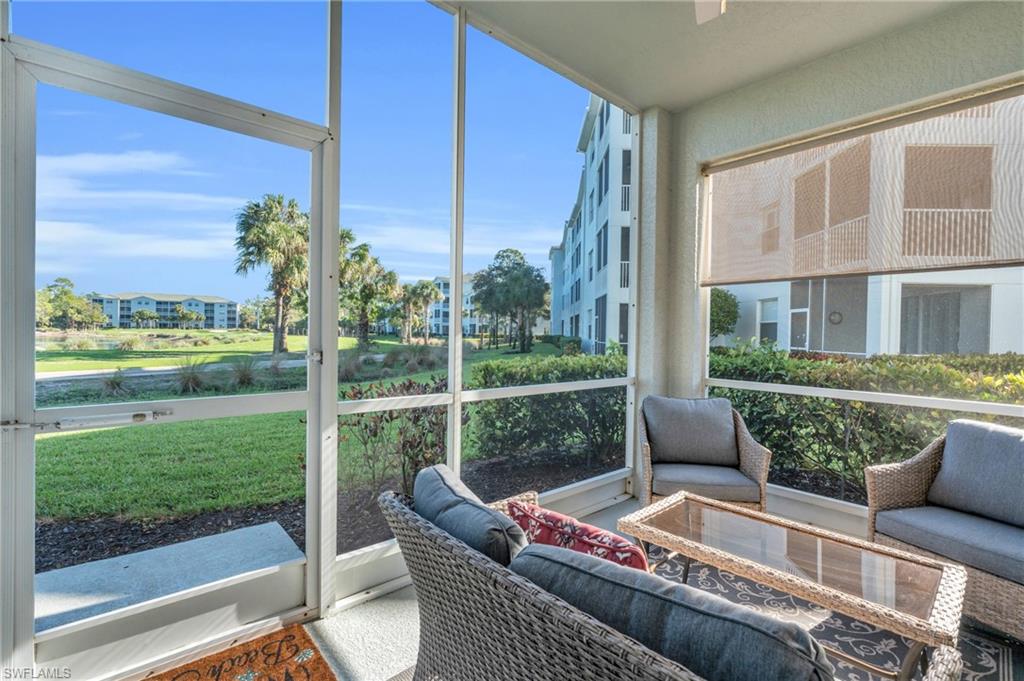 a outdoor living room with furniture