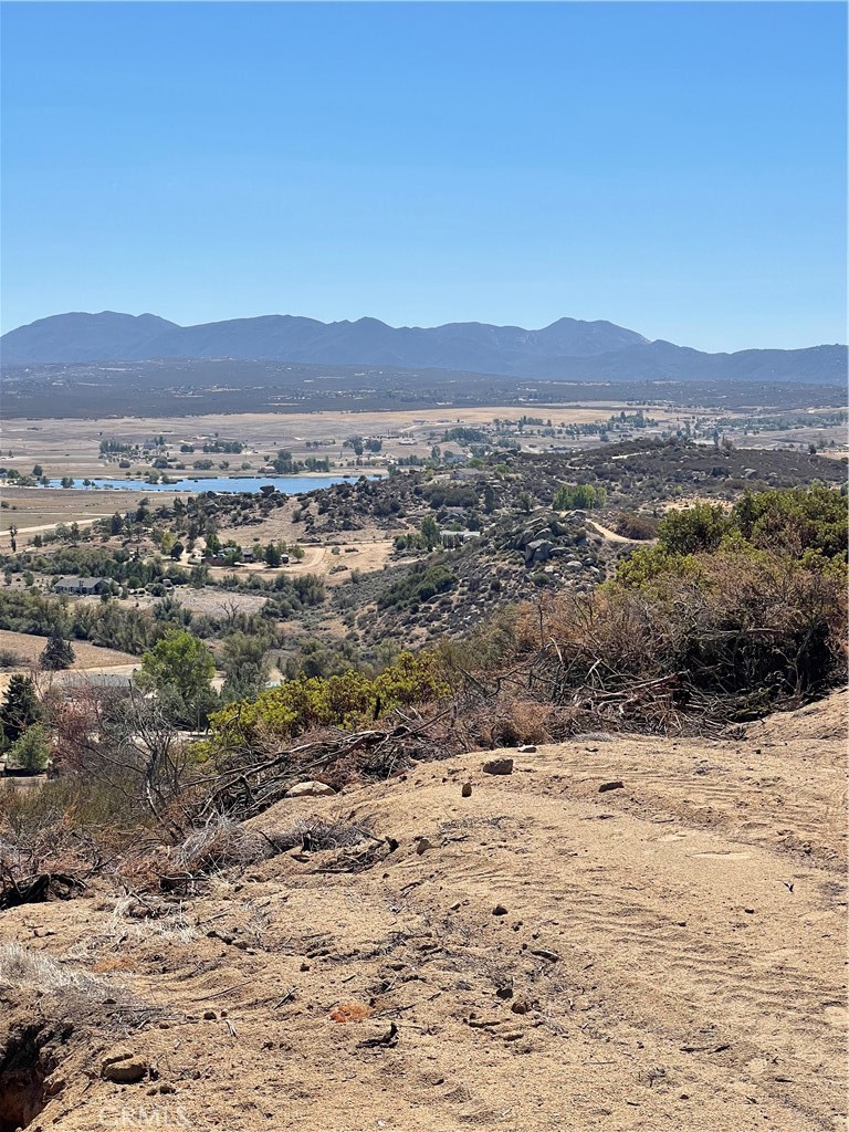 a view of mountain with outdoor space