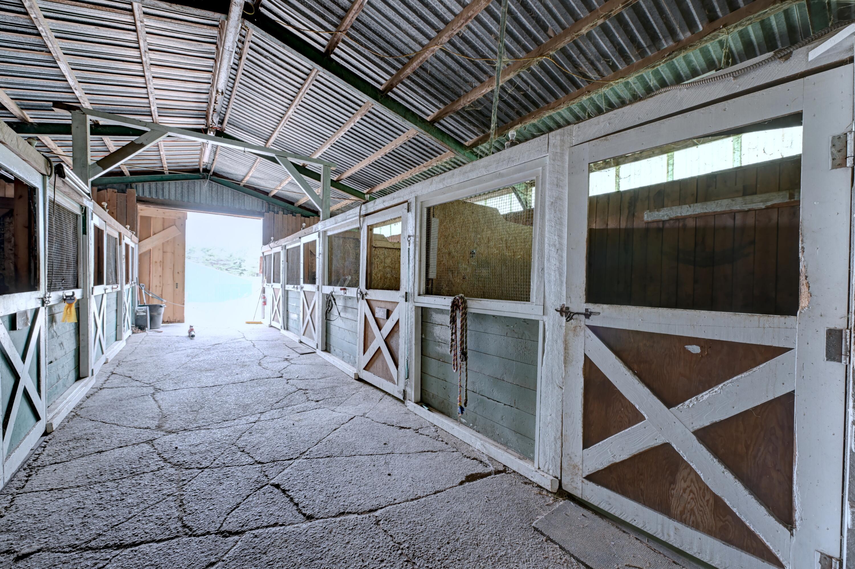 Inside Main Barn