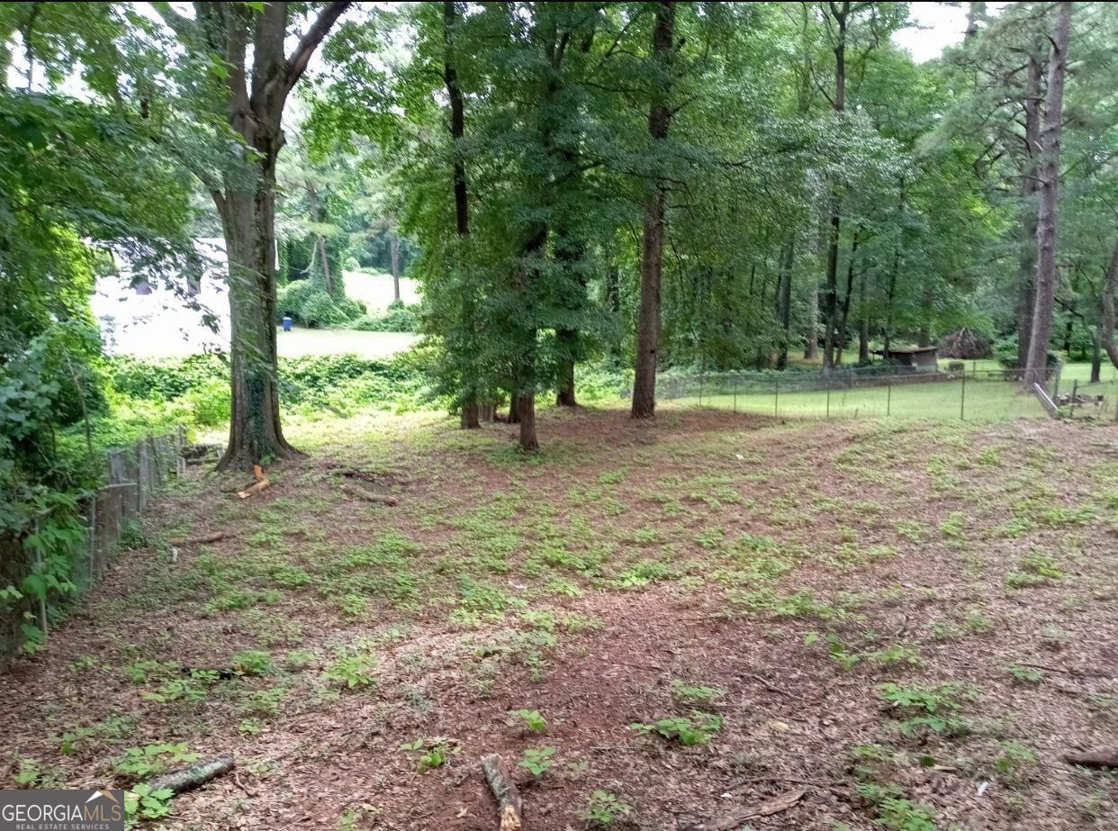 a view of outdoor space with trees