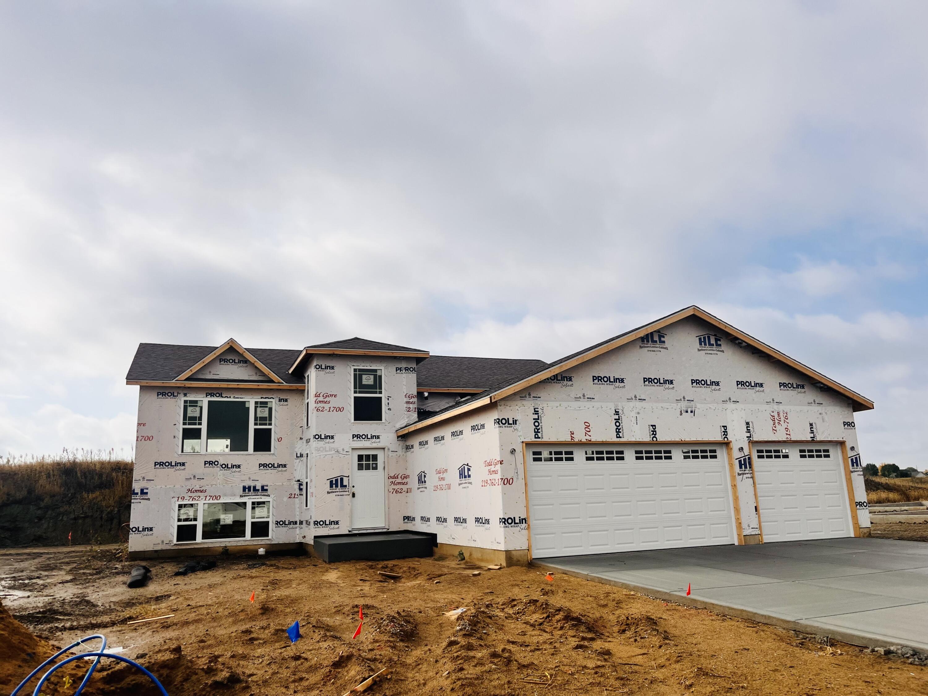 a view of a house with a house