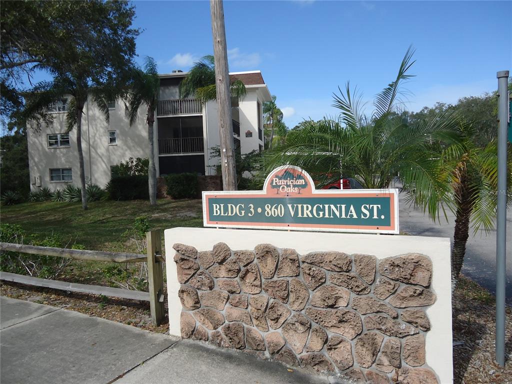 a view of a street sign of the house