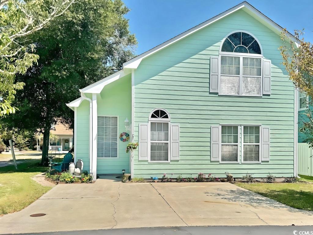 View of rear view of property