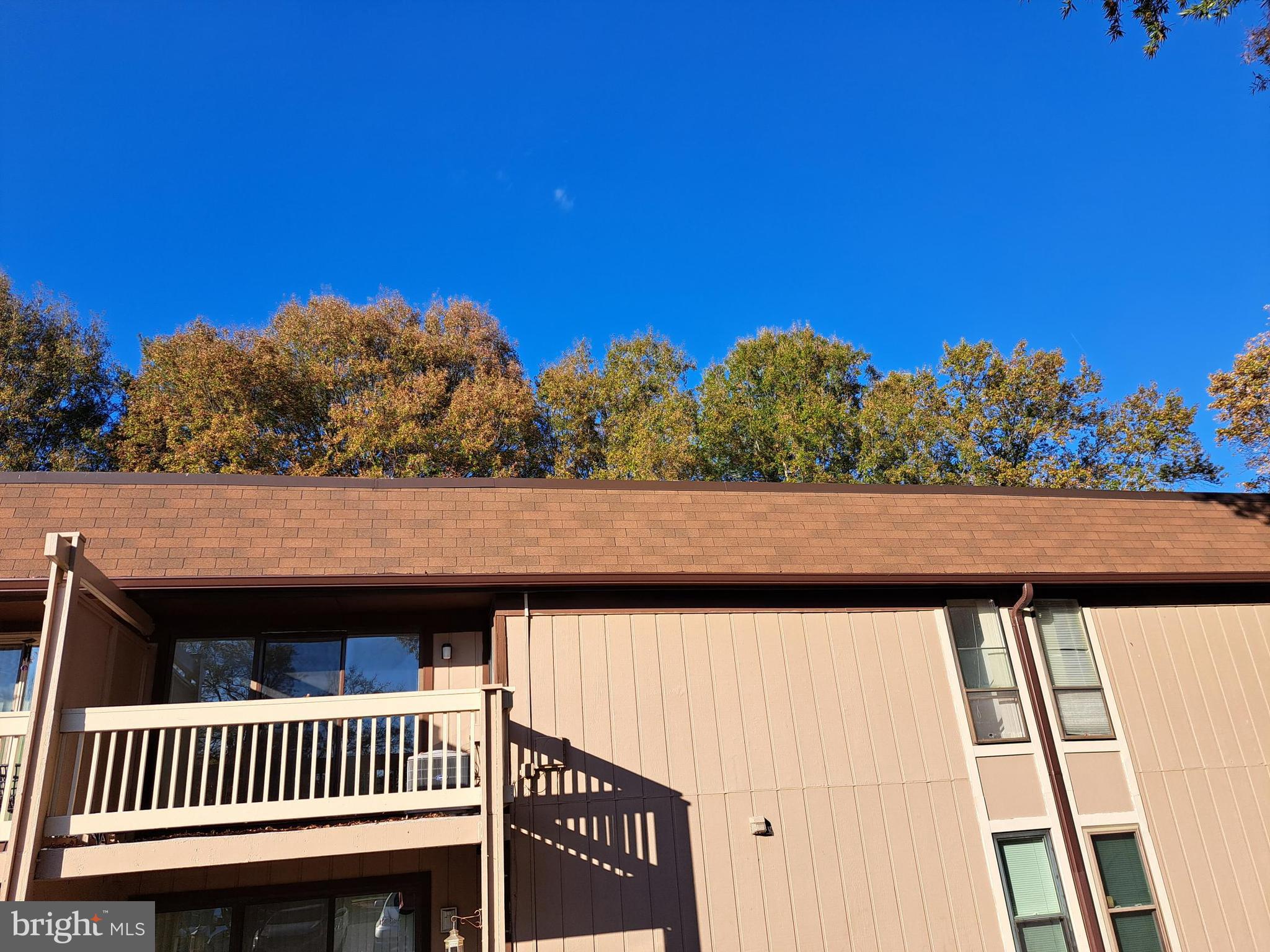 a view of a roof deck