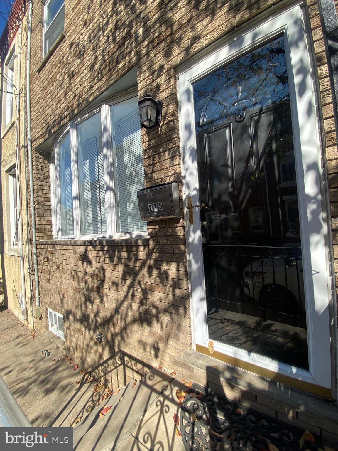 a view of a door of the house