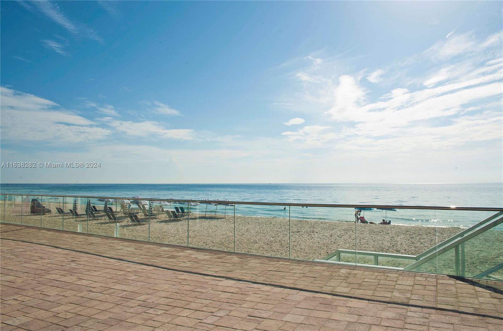 Ocean view from pool deck