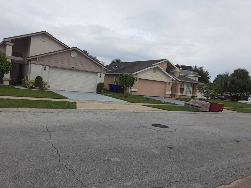 front view of house with a street