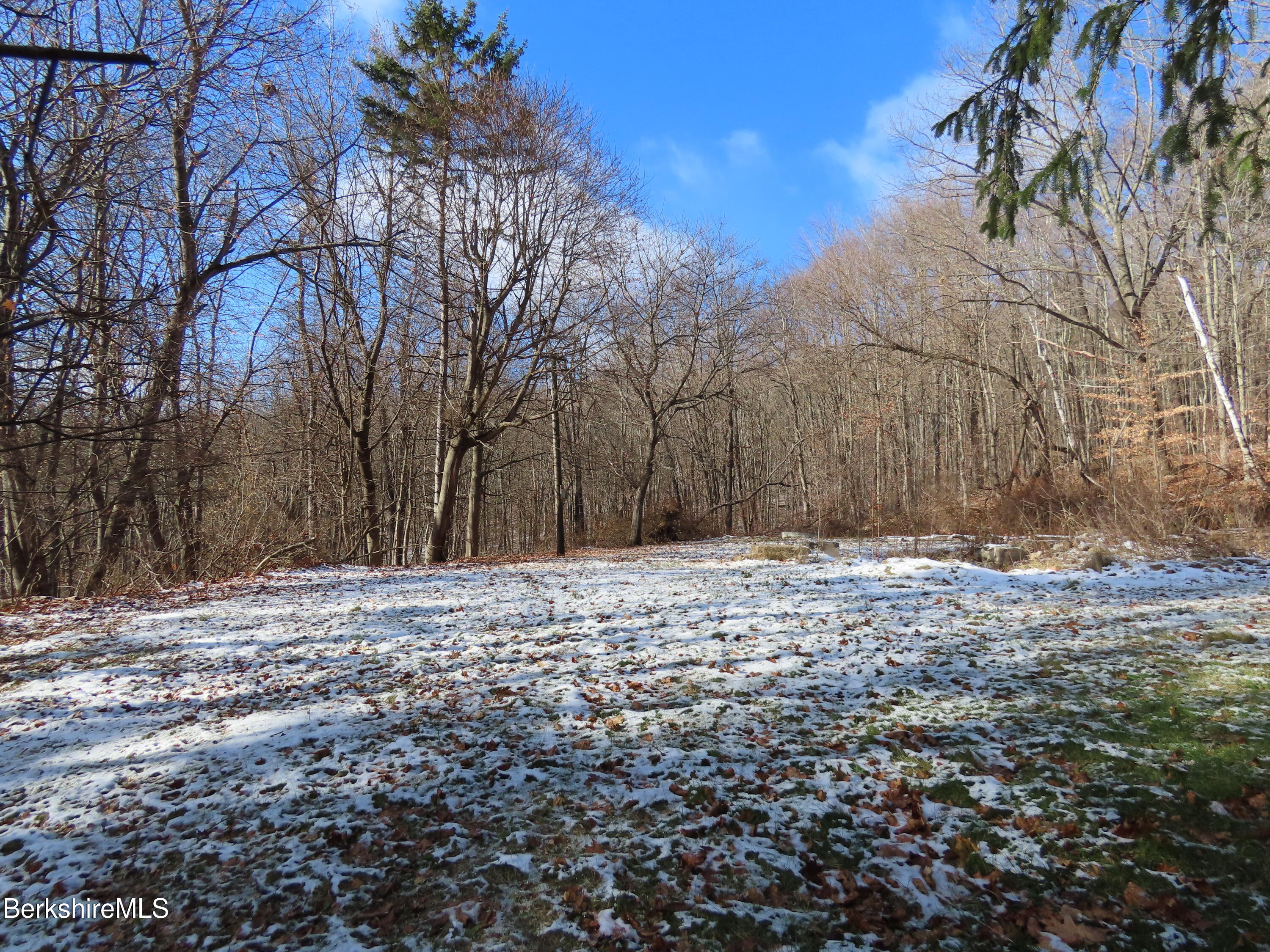 a view of a backyard of the house