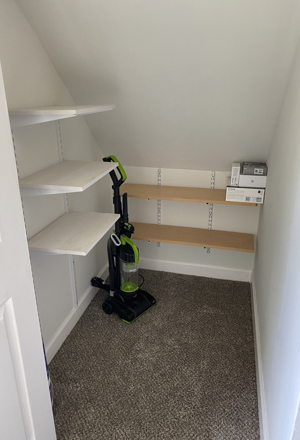 Neat neat neat! Understairs storage solution - Mark Williamson