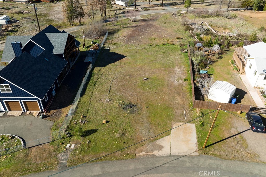 a bird view of a house