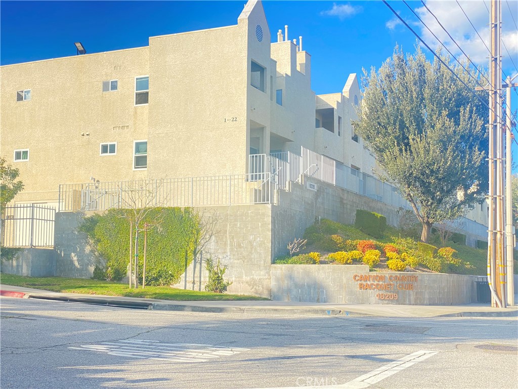 a view of a building from a street